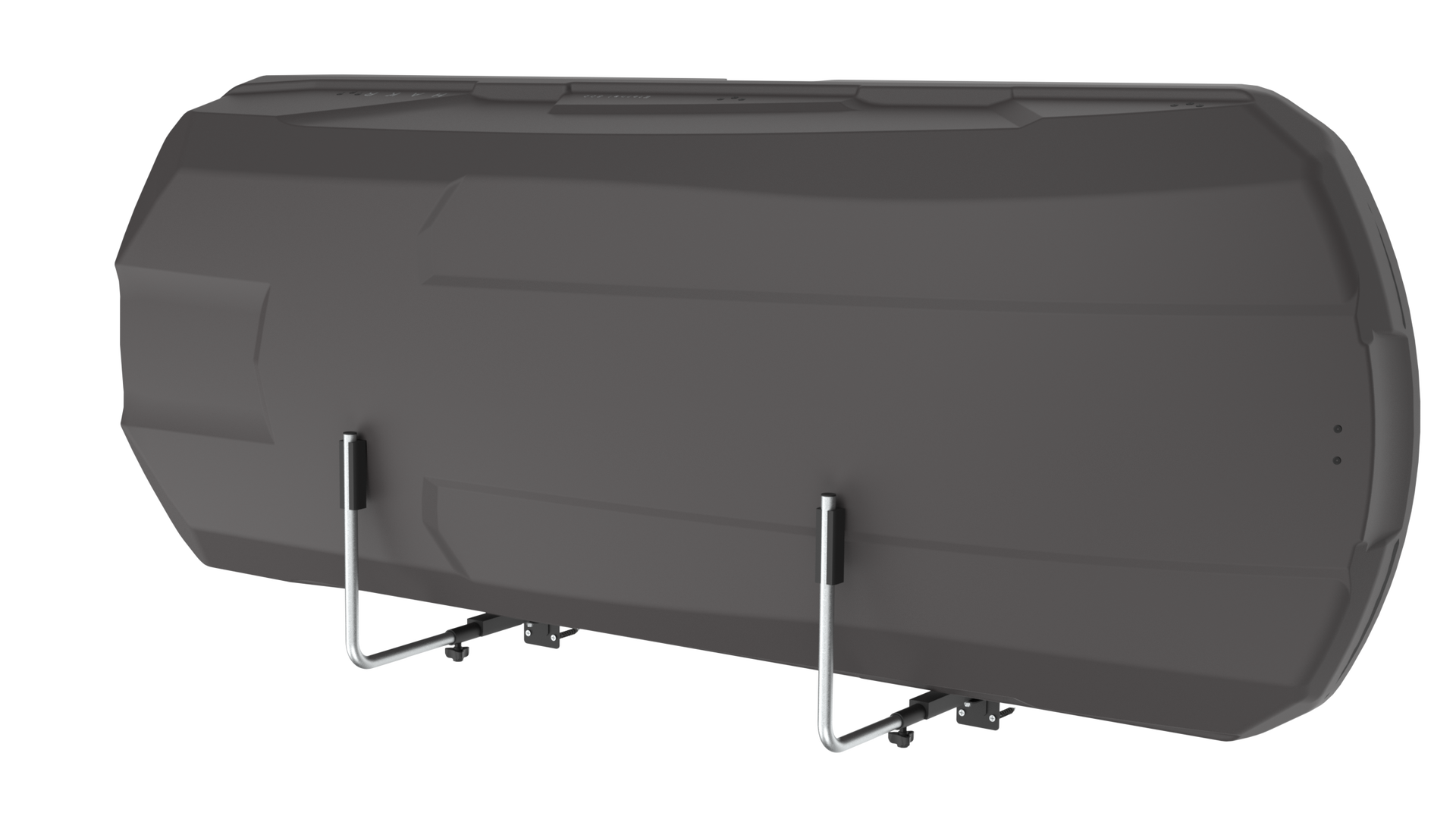 QLS WSB.O Grey Steel Roof Box Wall Mount - 82 Cm, 40 Kg Capacity, 2-Pack