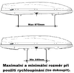 Roof box HAKR Magic Line 370 - carbon