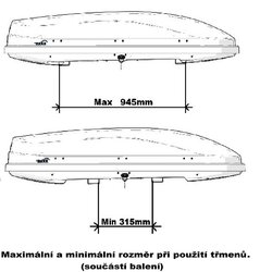 Roof box HAKR Magic Line 370 - carbon