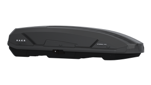 Roof box HAKR Eternal 410 - anthracite (MATT BLACK)