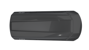 Roof box HAKR Eternal 440 - anthracite (MATT BLACK)