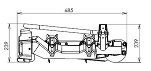 Towbar bike carrier HAKR Trip 2 TOP Plus Electric 