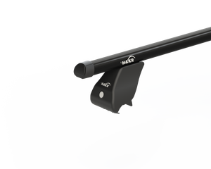 Roof rack BMW X1 5dv SUV (E84) with integrated side rails, black Alu bar 